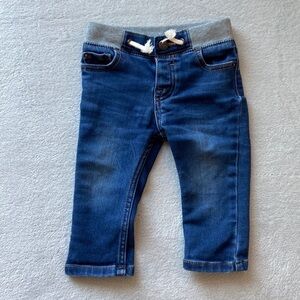 Baby Skinny Fit Jeans W Soft Adjustable Waist - 12m